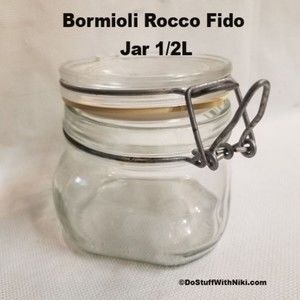 Bormioli Rocco Fido Jar 1/2L